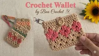 Crochet Wallet 💖 Crochet Mini Purse Anyone Can Make!