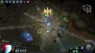 Path of Exile 2.4 selfcast spark uber izaro first phase.