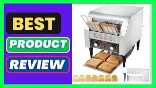 VEVOR Commercial Conveyor Toaster, 300 Slices/Hour Conveyor Belt Toaster, Heavy Duty