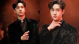 Wang Yibo GQ 2022 Red Carpet and Catwalk with director of Anonymous movie