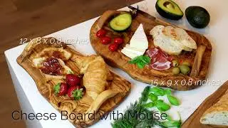 Ruccello Olive Oil Olive Wood Cutting Boards