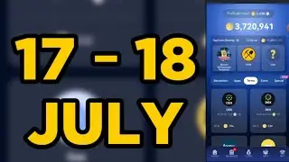 TapCoin Daily Bounty 17-18 JULY | Tapcoin Daily Bounty || Today Tapcoin Daily Combo || AGP