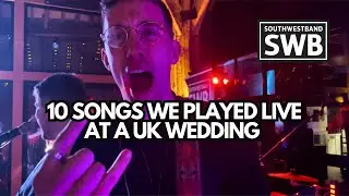 10 songs we performed live at this Yorkshire wedding as a UK function band