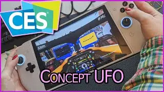 Hands On With The Alienware Concept UFO Handheld Gaming PC at CES 2020! #ces2020