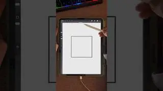 🎨 Master Perfect Shapes in Procreate with This Quick Trick✨ #digitalart #procreate #shorts #ipadart