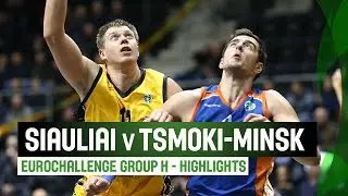 BC Siauliai (LTU) v Tsmoki-Minsk (BLR) &ndash; Full Game - Regular Season &ndash; 2014-15 EuroChallenge
