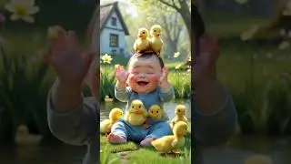 Beb&eacute; y patitos: pura ternura #beb&eacute; #funny #risa #cute #noojizoo #baby #cutebaby #comedy #funnyvideo
