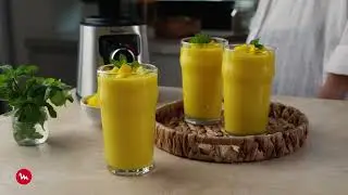 Creamy, Sweet & Refreshing Mango Lassi made by Moulinex PerfectMix+