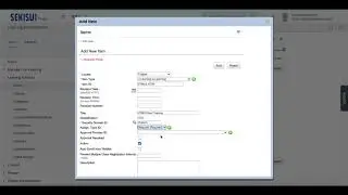 LMS Admin Guide - Creating an Item [HTML5 Interface]