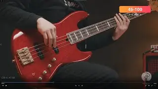 Pitbull Bass Strings Gold Series GEB 4 L 45 100 FUNK STYLE Sound Sample