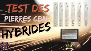 Pierres &agrave; aiguiser CBN : test des pierres de la marque KDTU