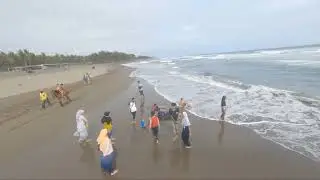 DRONE KEJAR BOCIL ATV PANTAI SUWUK || FPV DRONE