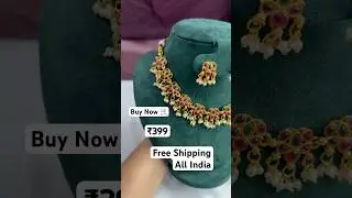Kemp Stone With Bead Hanging Necklace