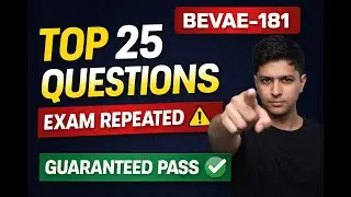 BEVAE-181 Top 25 Most Repeated Questions | IGNOU Environmental Studies -MALAYALAM