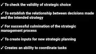 Strategic monitoring, evaluation and control (strategic management @NAISHAACADEMY )