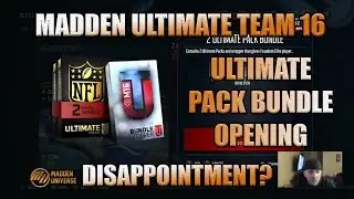 MUT 16 Ultimate Pack Bundle Opening and Review | Madden 16 Ultimate Team