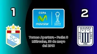 Sp. Cristal (1) vs. Alianza Lima (2) | Partido Completo | Copa Movistar 2018 (Fecha 3, Apertura)