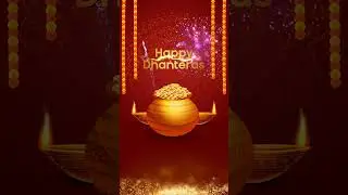 Happy Dhanteras | Wealth Wishes Unleashed #dhanteras #motiongraphics #diwali