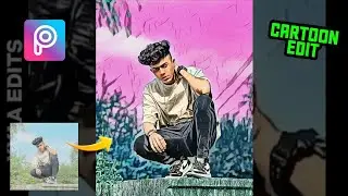 Easy Cartoon Photo Editing PicsArt 🔥