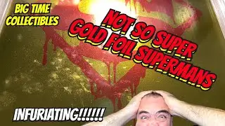 Big Time Collectibles Gold Foil Death Of Superman Unboxing GONE WRONG!!!