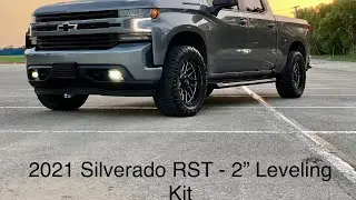 2021 Silverado Leveled on 33&rsquo;s & 20x10s - Zero rub!