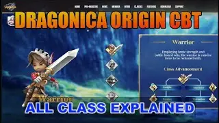 DRAGONICA ORIGIN ALL CLASS EXPLAINED #dragonica #dgn #dragonicaorigin #dragonsaga
