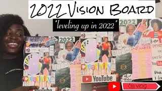 Making my 2022 dreamBoard | prepping for 2022 , goal setting , vision board that  actually works
