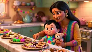 Diwali Lights and Baby Smiles 🪔🎶 Fun Holiday Song for Kids | Festival Celebration