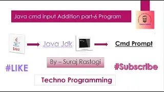 Java Addition Program Using Command Line Input |Part-6|Command Line  Input Program