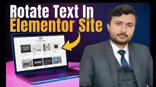 How to rotate text in Elementor WordPress website?