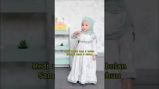 Gamis baby baju muslim balita anak perempuan katun jepang #bajumuslimanak #gamisanakperempuan #gamis