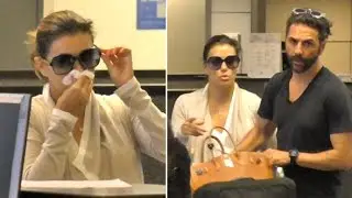 Eva Longoria Comes Home With A Cold After Sexy Spanish Holiday With Hubby