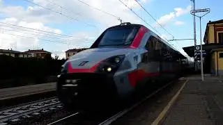 DOPPIO FRECCIARGENTO ETR700 velocissimo a Rubiera