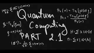 Quantum Computing tutorial | Part 2.1: Mixed states for Quantum Information Theory