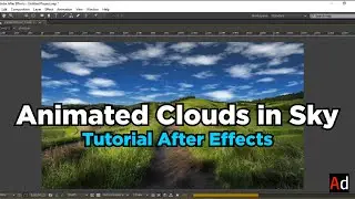 Animated Clouds in Sky | After Effects Tutorial | Fractal Noise | Beginners Special