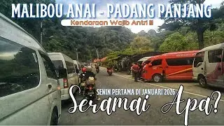 Wajib Antri dan Hati-Hati !!! Suasana Sore Menunggu Portal Kawasan Lembah Anai Dibuka