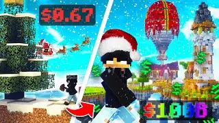 Я стал миллиардером, имея всего лишь остров в Minecraft Skyblock.