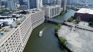 At the River's Edge &mdash; Chicago from the Air