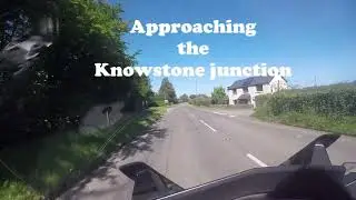 Exmoor Rider 4   B3227 PART 1. Journey along B3227 to South Molton