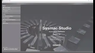 Creating a Project Using OMRON Sysmac Studio