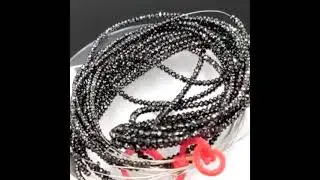 Natural black diamond beads 💎 - diamond - black diamond jewelry