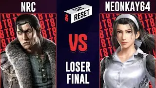 Set & Reset #32 | EU TEKKEN8 | NRC (Dragunov) vs NeonKay64 (Jun) losers final