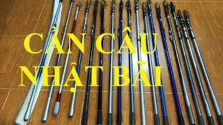 Japanese telescopic fishing rods for bottom fishing and sea fishing.