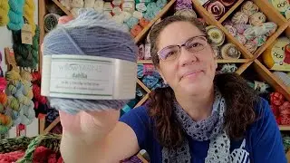 One Skein Diamond Crochet scarf with Dahlia yarn by Willow, and a follow up!