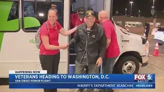 Veterans Head to D.C. On San Diego Honor Flight