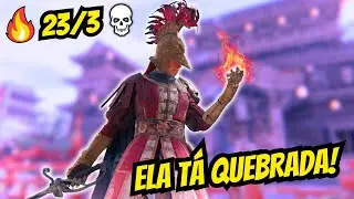 Essa NOVA PERSONAGEM &eacute; ABSURDA! Fiz 23/3 no For Honor!