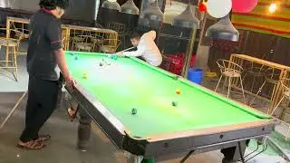 Very crazy play billiards match 