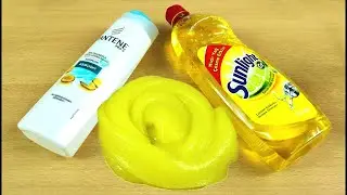 Haz Slime con champ&uacute; y jab&oacute;n para platos, Sin Pegamento, Sin Borax
