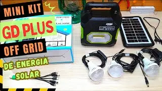 GD Plus Kit de Energia Solar Off Grid de Emergência / GD Super ZEN - 31035