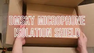 DMSKY Microphone isolation Shield - Amazon Unboxing
